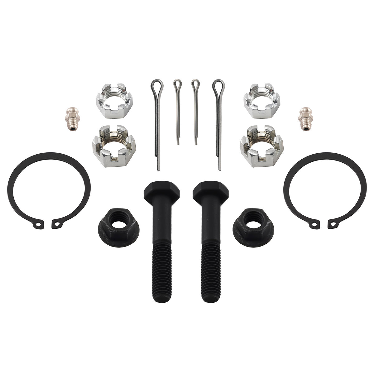 6x Front Upper Control Arm Tierod compatible For ForD RANGER 2WD 1998-11 compatible For MAZDA B2300/B2500