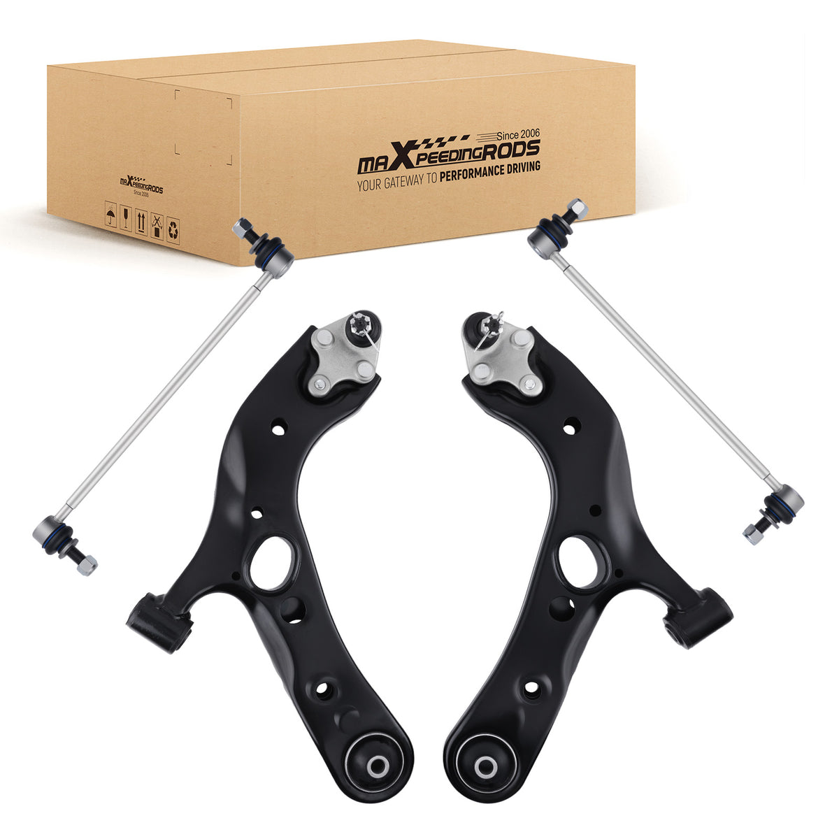 Front Lower Control Arm Sway Bar Link compatible For Toyota RAV4 06-18 NX200T NX300H 15-20