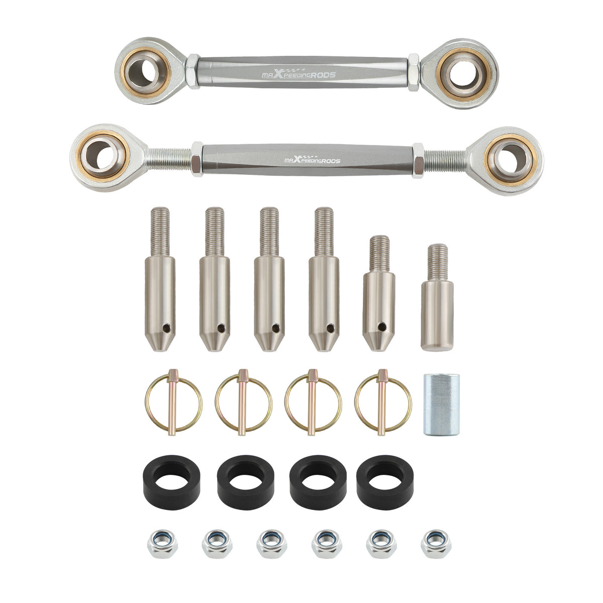 Front Sway Bar Links Disconnect 2.5-6 Lift compatible For Jeep Wrangler JK JKU JL 2007-2021