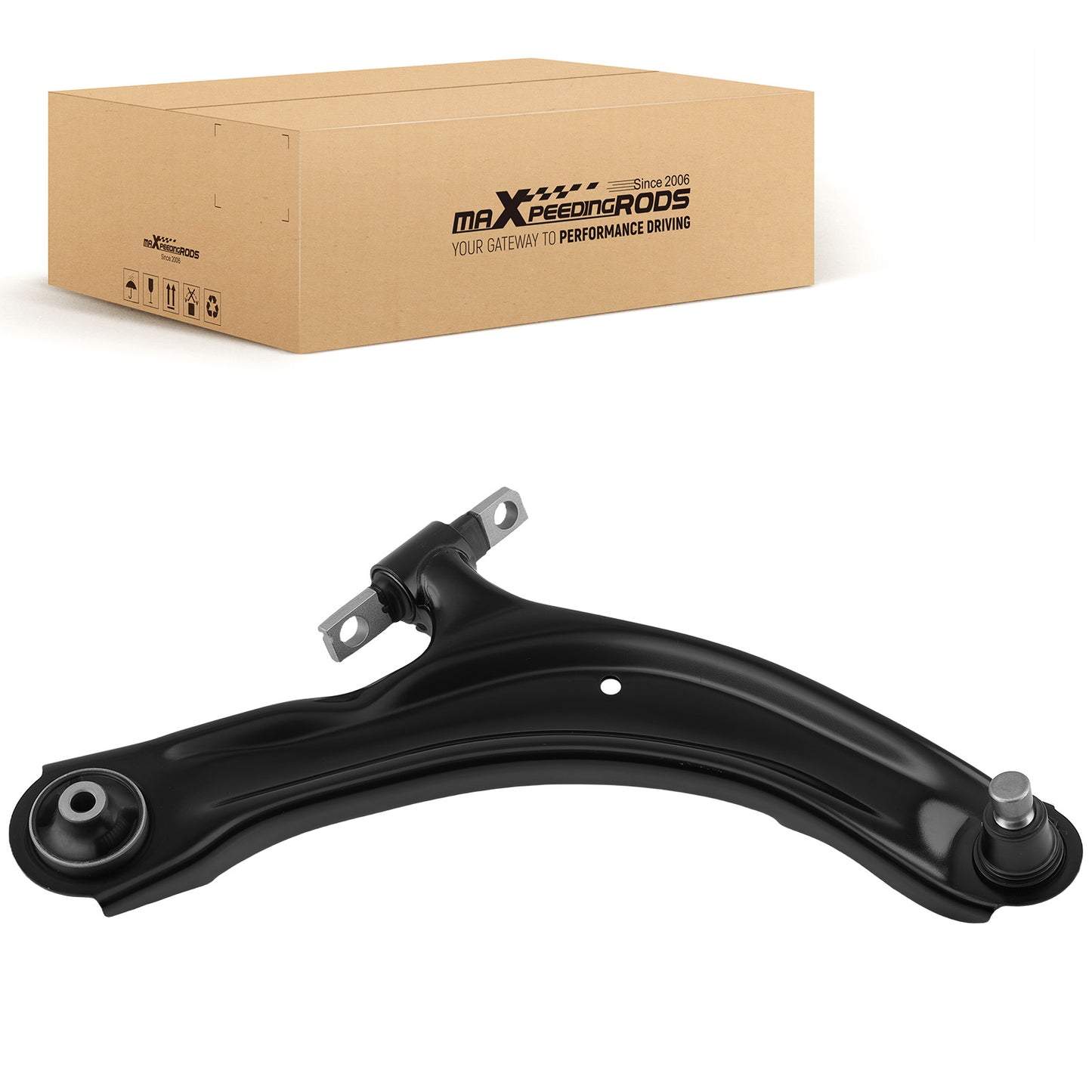Front Lower Control Arms Assembly compatible For Nissan Rogue 2008-2013 Select 2014-2015