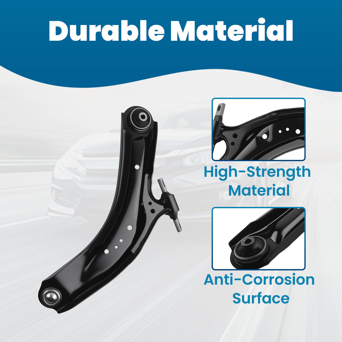 Front Lower Control Arm Ball Joint LH RH Side For 2014 - 2020 compatible For Nissan Rogue Sport