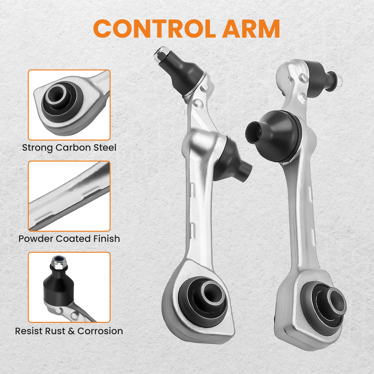 Compatible For MERCEDES-BENZ S600 2007-2012 Front Lower Rearward Control Arm Left and Right