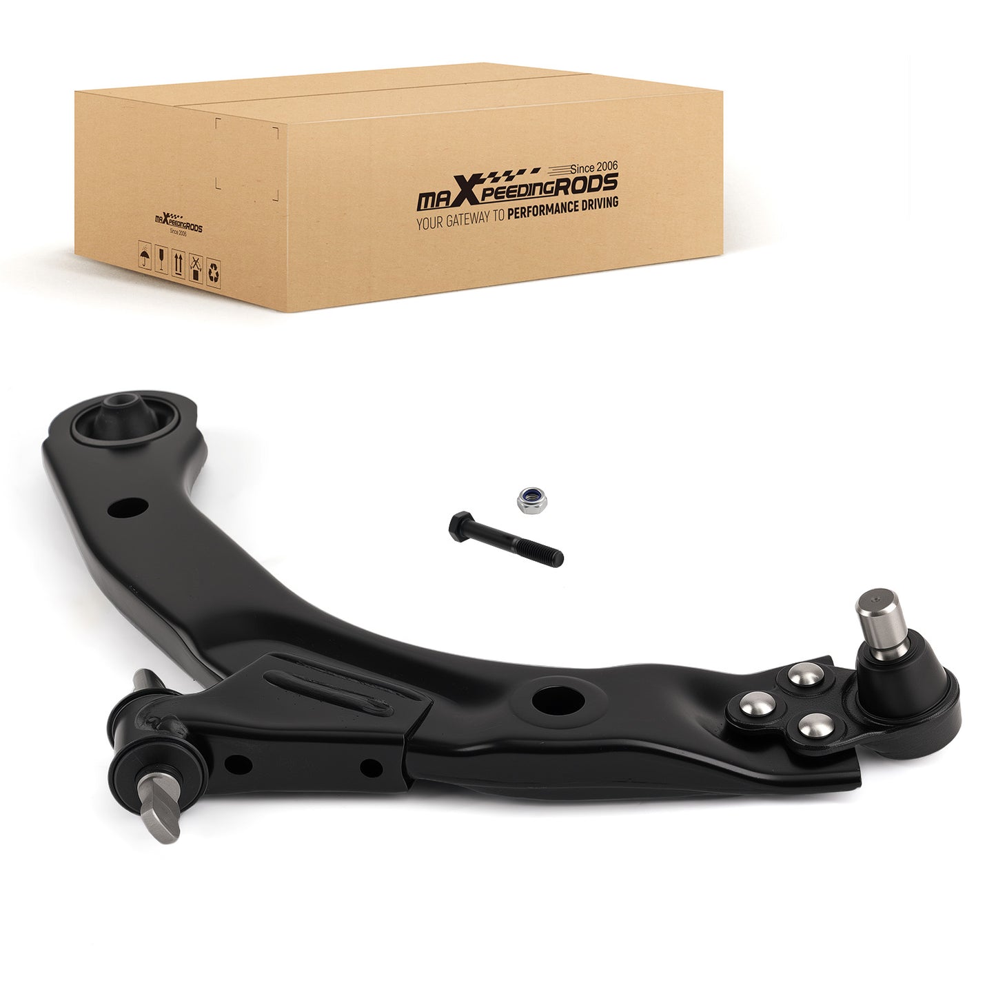 Front Left Lower Control Arm w/ Ball Joint For 2006-2010 2011 compatible For Chevy HHR Cobalt