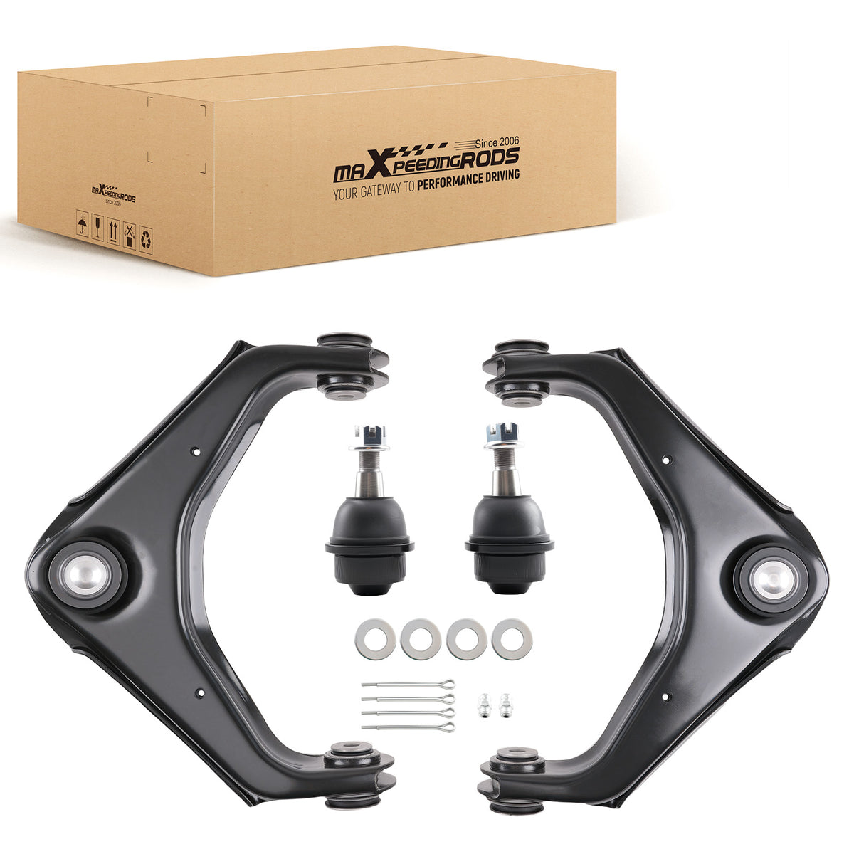 Front Upper Control Arms Ball Joints compatible For Chevrolet Silverado 2500 HD compatible For Hummer H2