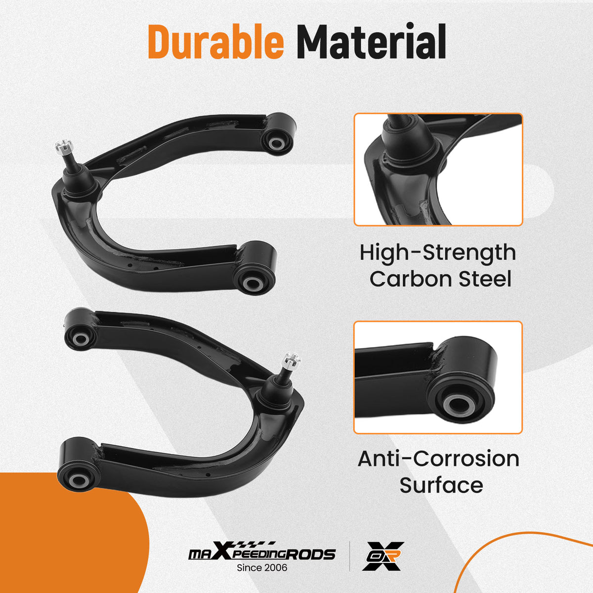 Front Left Right Upper Control Arms compatible For Nissan Armada compatible For Infiniti QX56 QX80 04-2019