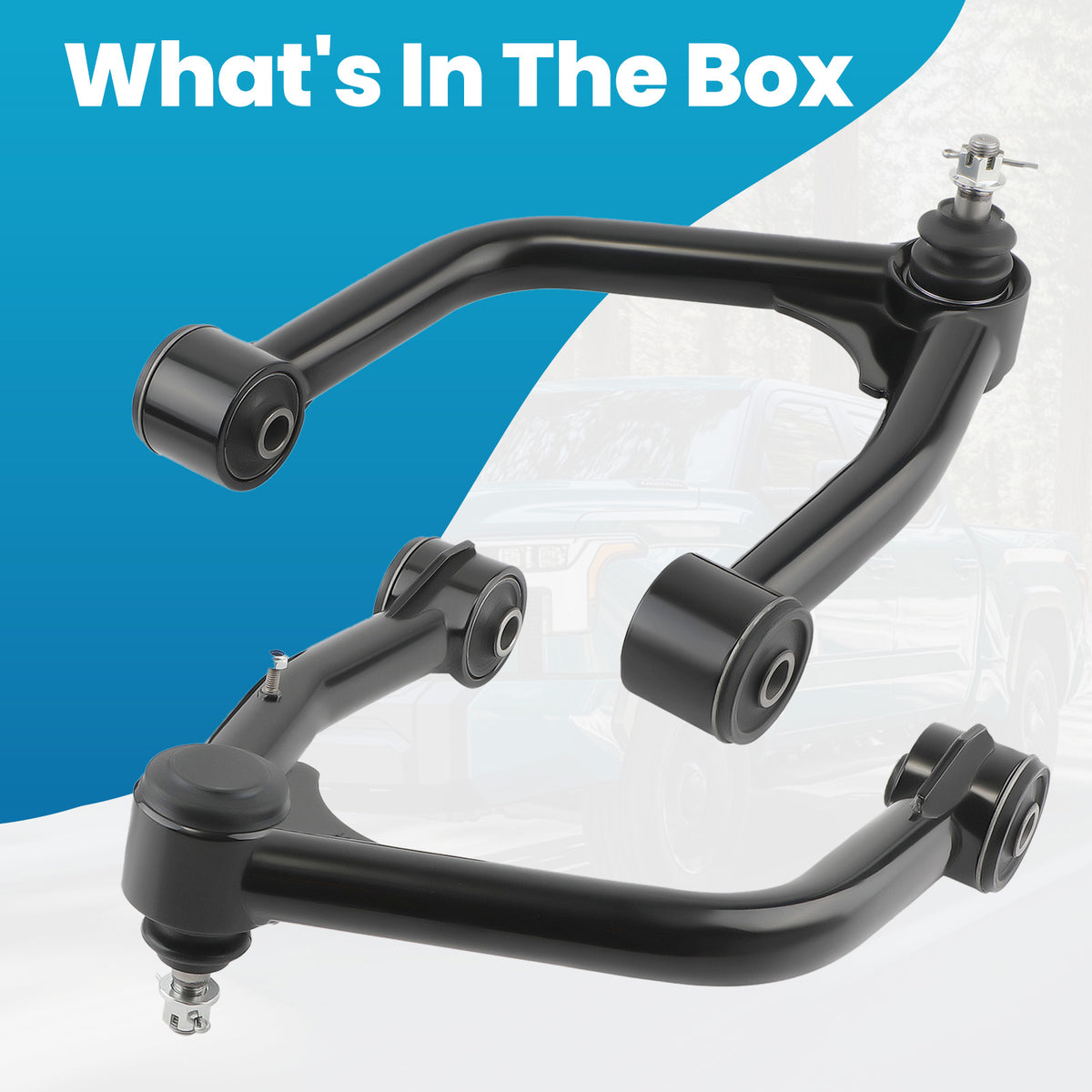 Heavy Duty Front Upper Control Arm 2-4 Lift compatible For Toyota Tundra 2007-2022 Tubular