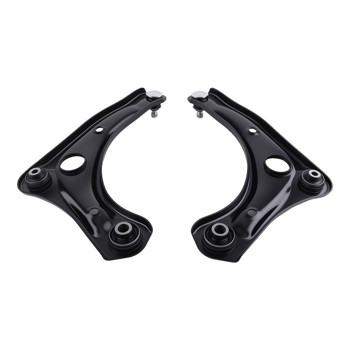 Front Lower Control Arms w/Ball Joints Sway Bars Kit compatible For Nissan Versa  Note Micra