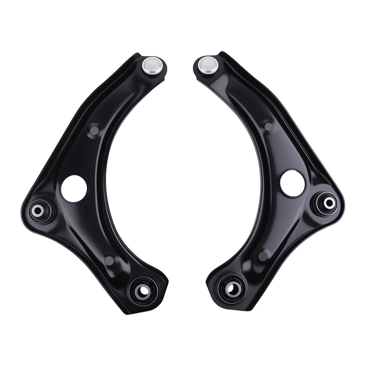Front Lower Control Arms w/Ball Joints Sway Bars Kit compatible For Nissan Versa  Note Micra