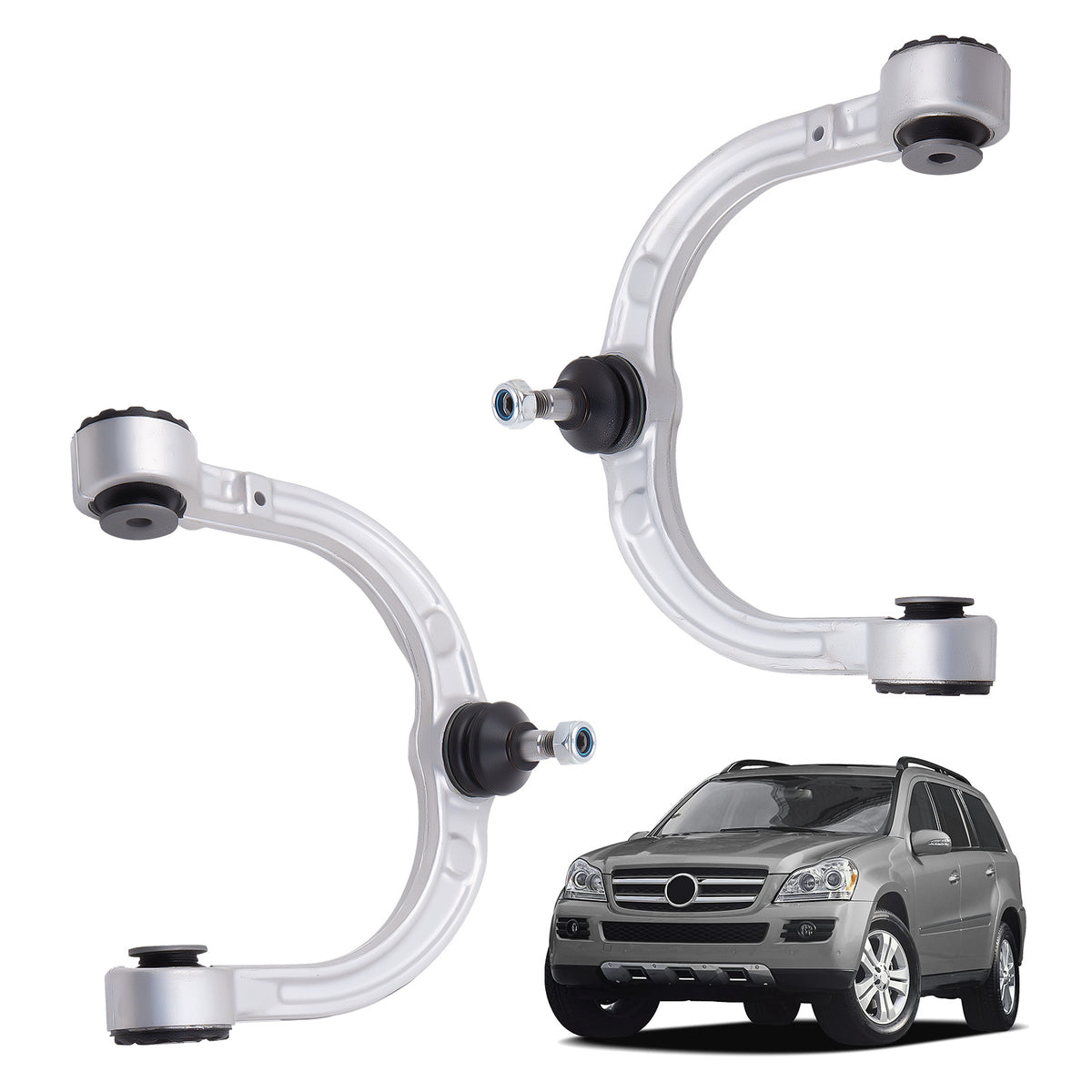 Suspension Pair Front Upper Control Arm with Ball Joint compatible For Mercedes Benz GL320