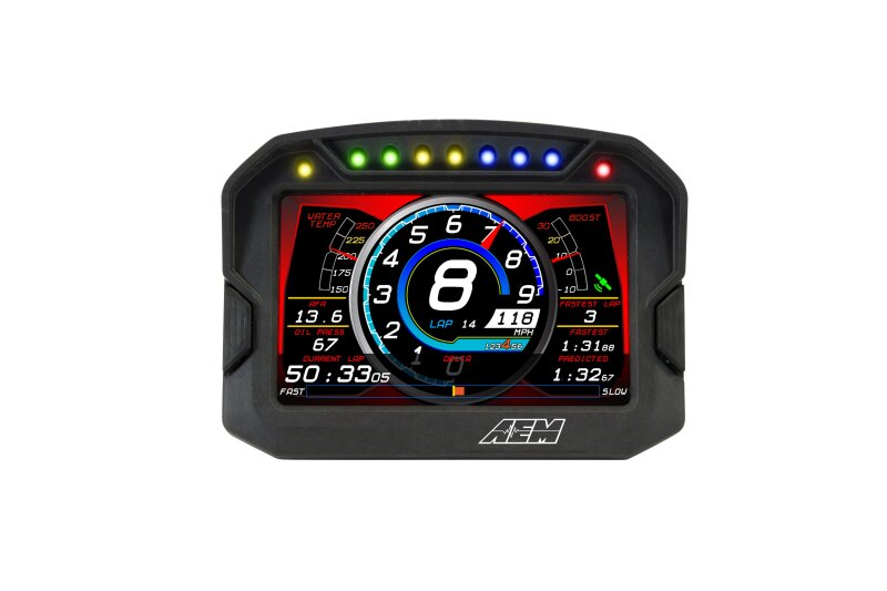 AEM CD-5G Carbon Digital Dash Display w/ Interal 10Hz GPS & Antenna