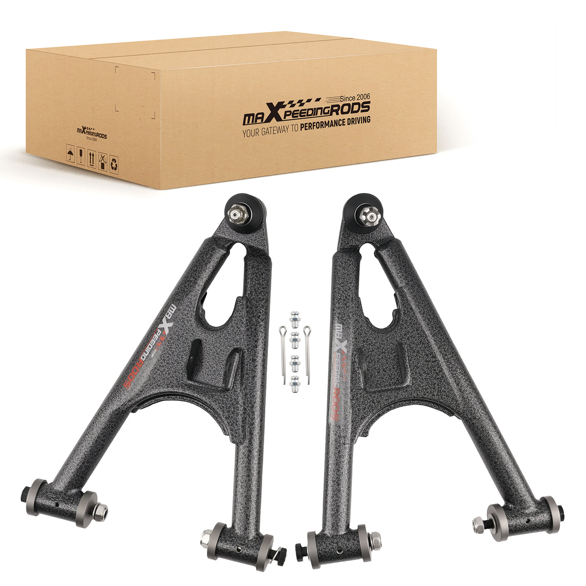 A-Arm Control Arm Front compatible For Yamaha YFZ350 Banshee 350 89-06 Steel L+R Set