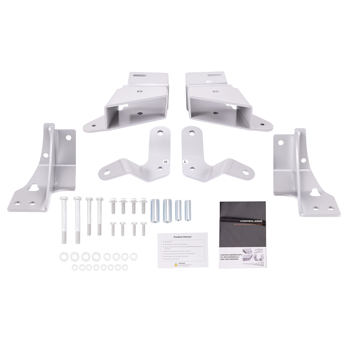 4.5-8" lift Front Control Arm Drop Relocation Bracket Kit For 84-01 Cherokee XJ