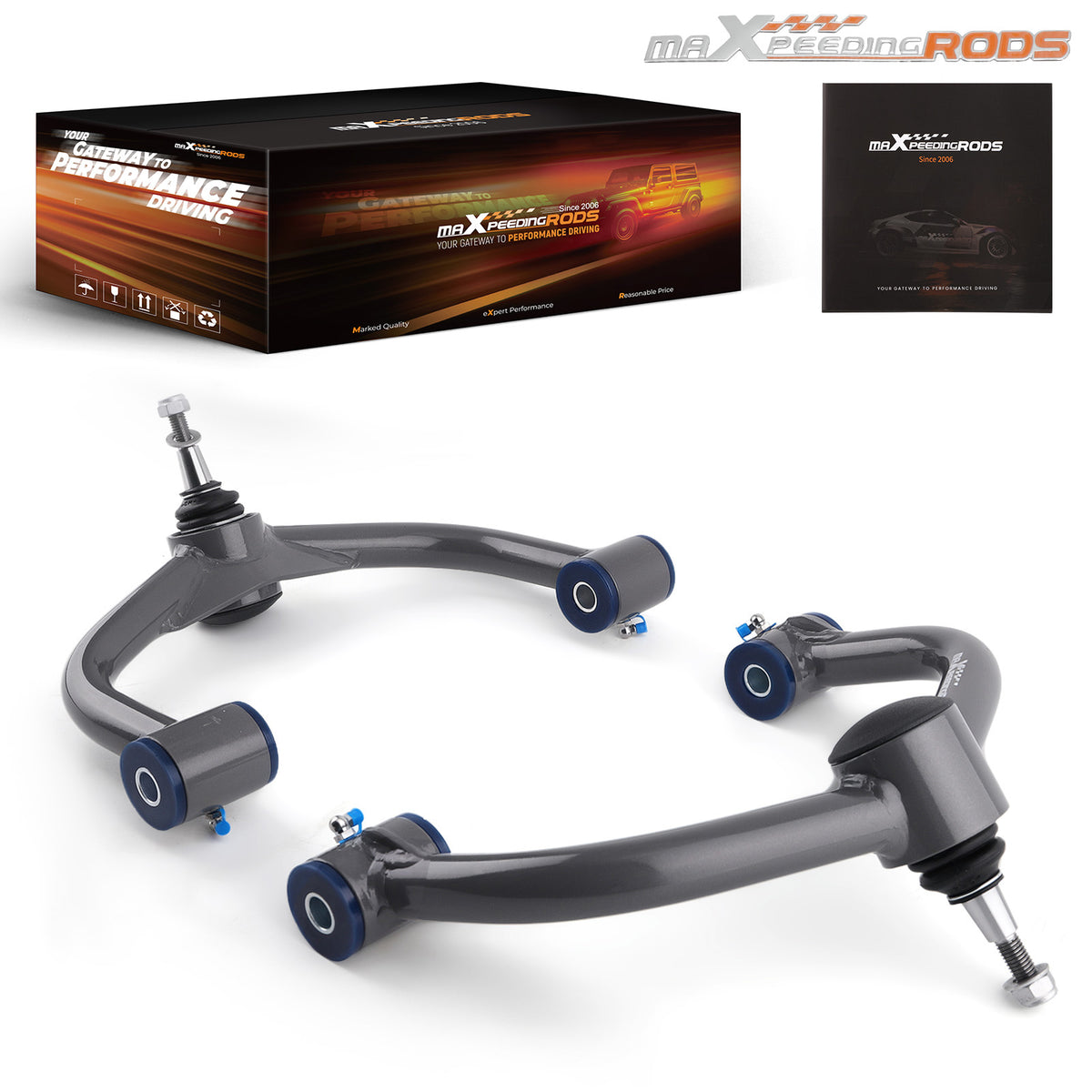 Front Upper Control Arm 2-4 Lift compatible For Chevy GMC Sierra 2500HD 3500HD 2011-2019