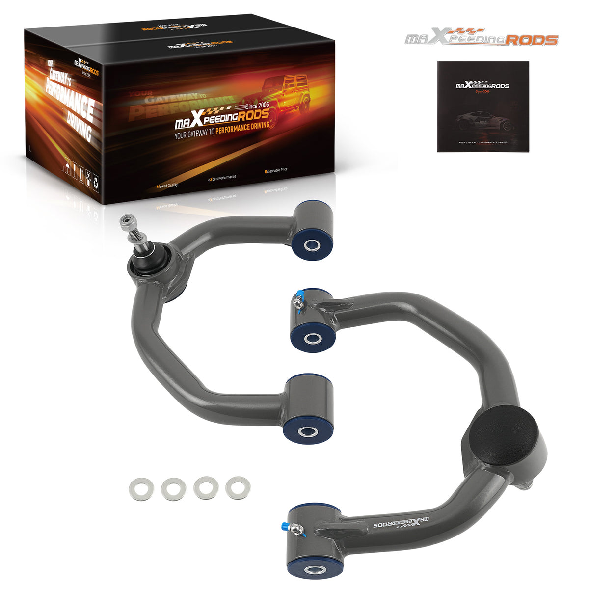 2pcs Front Upper Control Arms 0-2" Lift For 2004-2023 compatible For Ford F-150 F150 Navigator