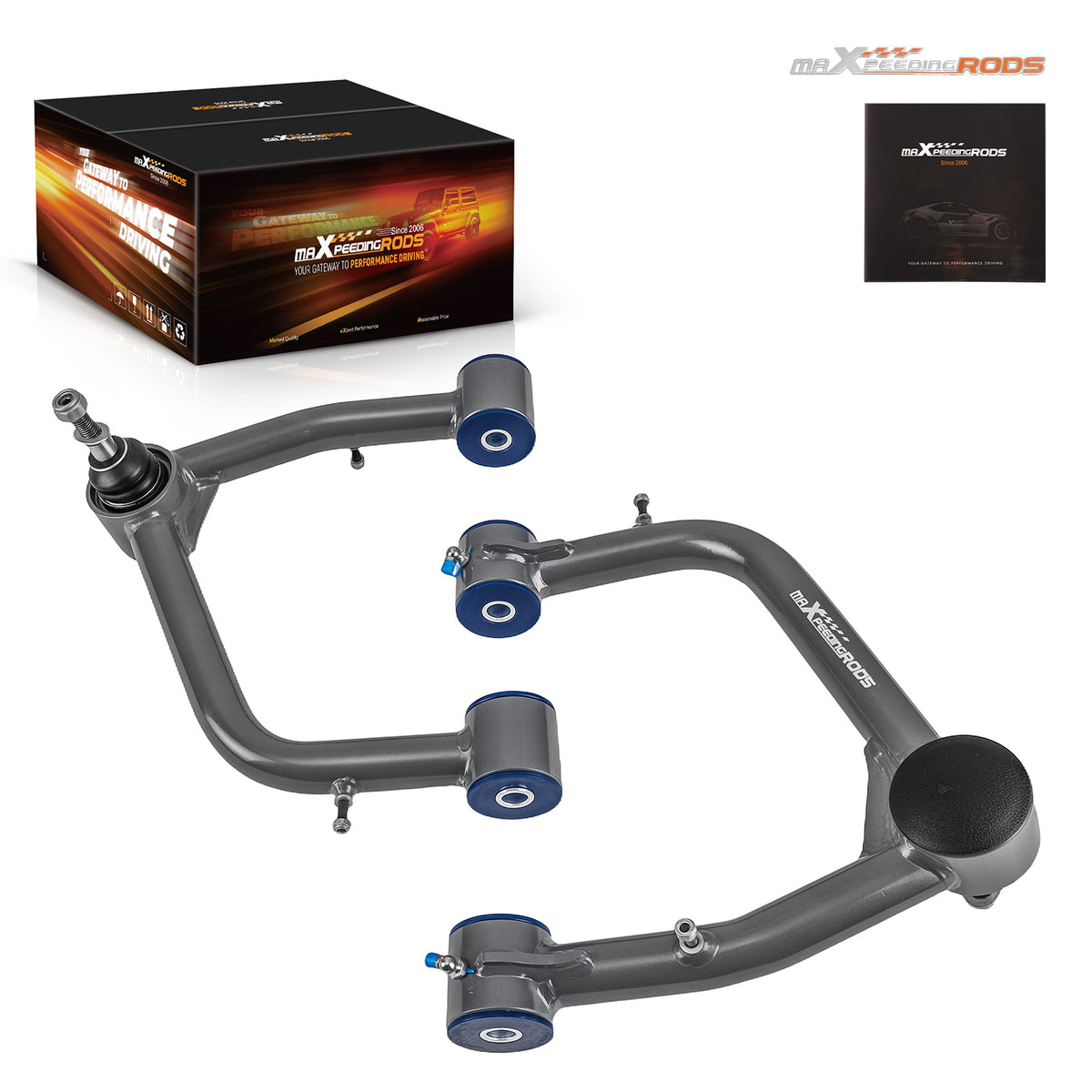 2x Front Upper Control Arms 2"-4" Lift For 2019-2024 compatible For Chevy Silverado 1500 compatible For Sierra