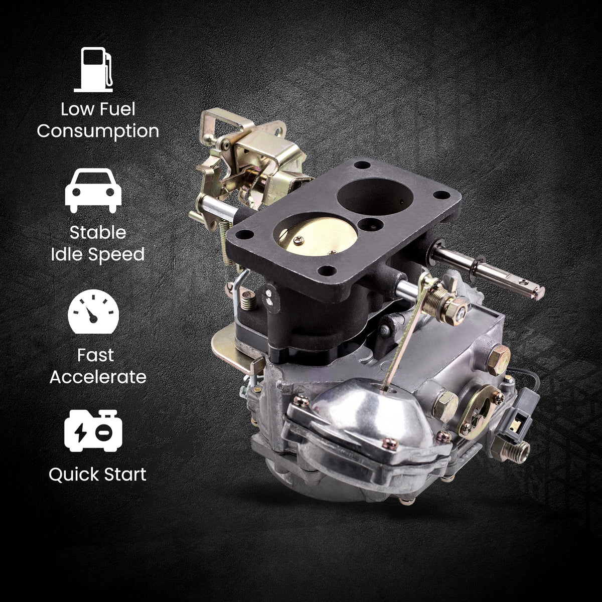 Compatible For Toyota LAND CRUISER 2F 4230cc FJ40 1969-1987 201055772420 APLUS Carburetor