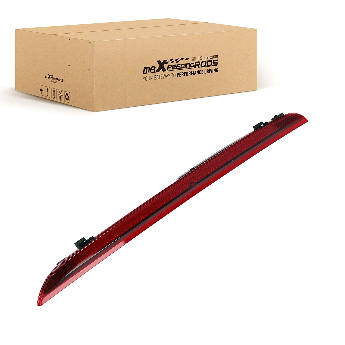 Center Third Brake Lamp Stop Light compatible For VW Touareg 2003-2010 7L6945097B Red LED