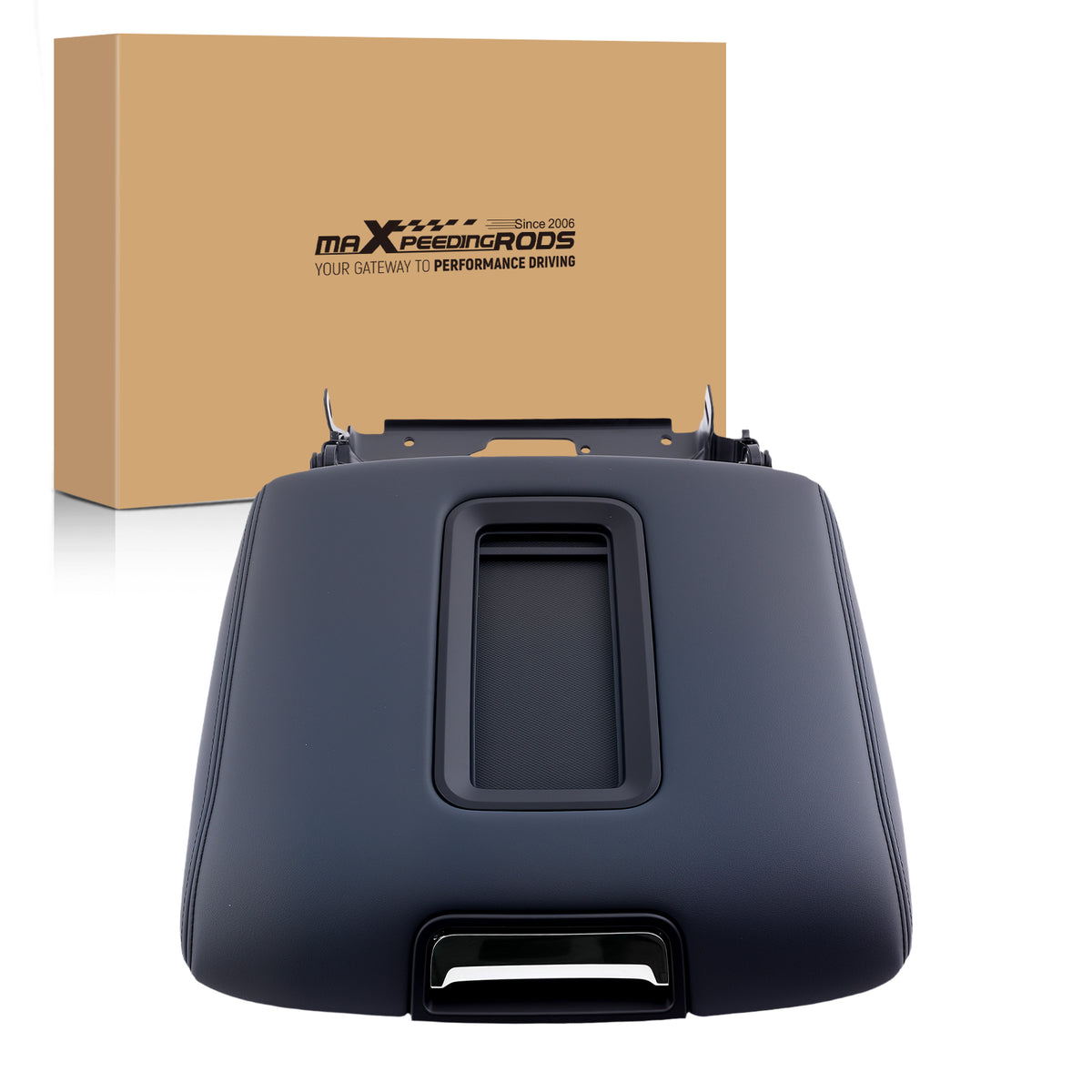 Leather Console Armrest Lid compatible For Chevrolet Silverado Tahoe 2014-19 L0227083AA