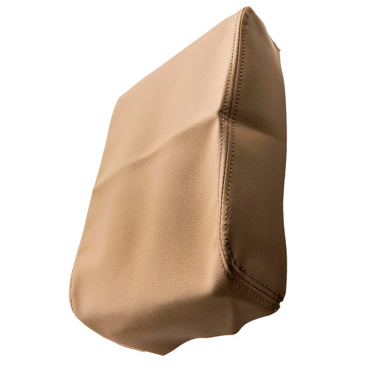 New Beige Leather Center Console Armrest Lid Cover compatible for Toyota Tacoma 2005-15