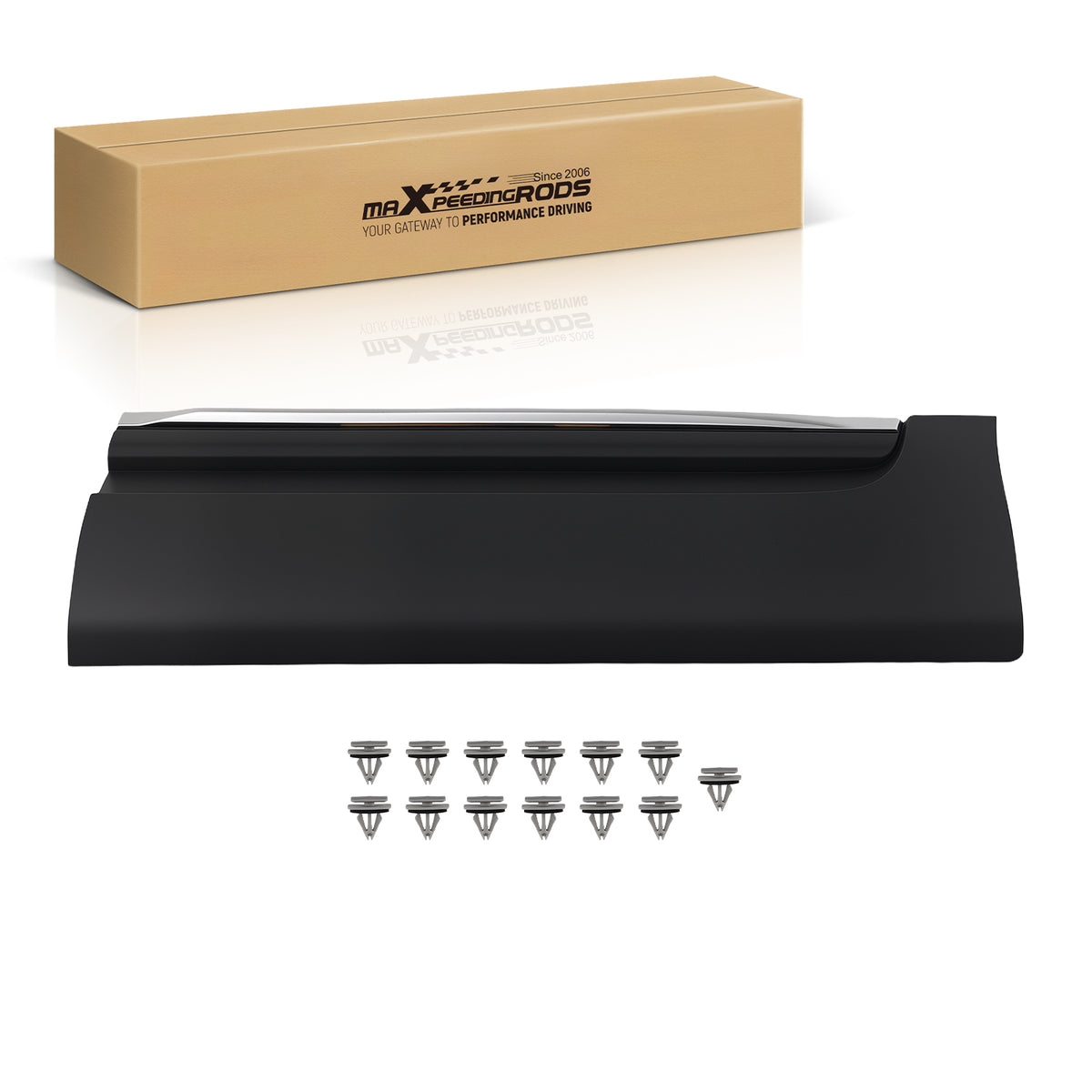 Door Molding Lower Rear Left compatible For Ford Explorer Sport Utility 2011-2015 Black