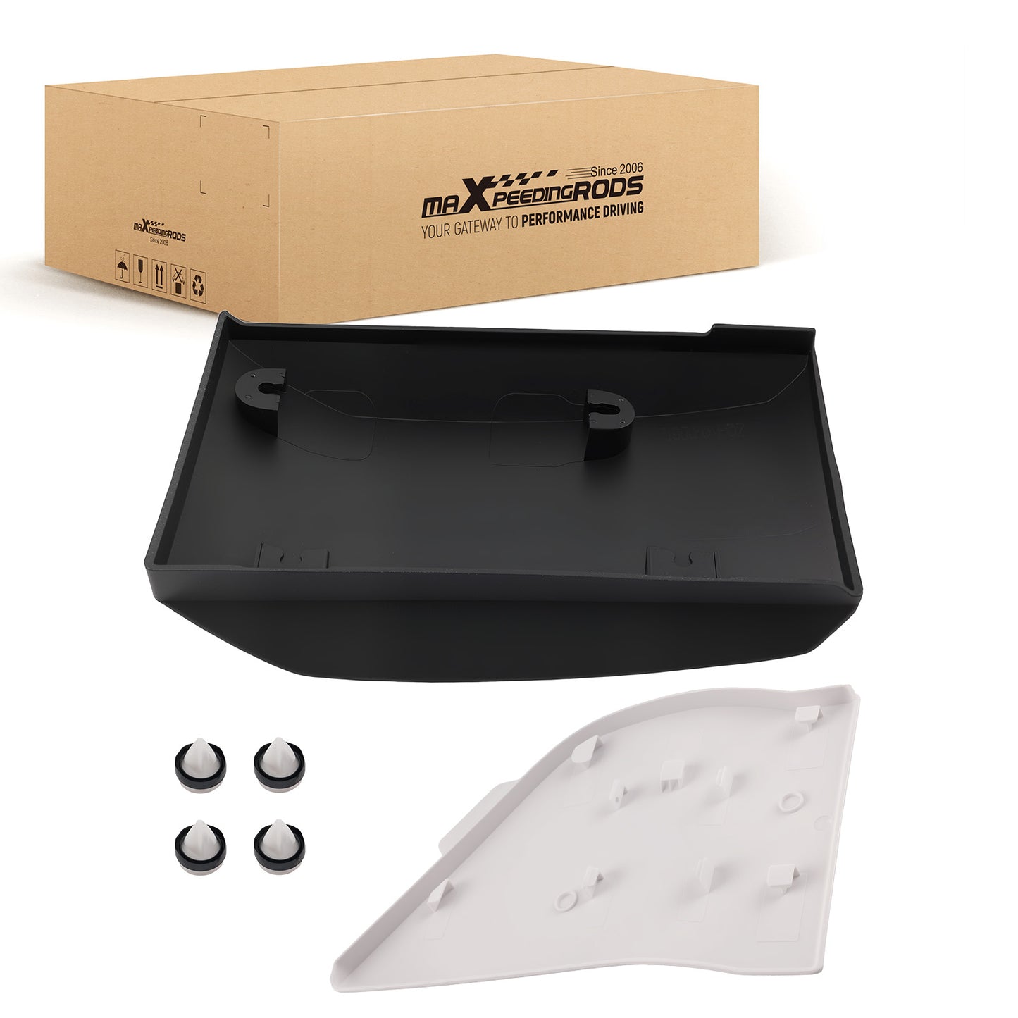 Black Front Fuel Fill Door compatible for Ford Transit 150/250/350 HD 2015-2023 Left