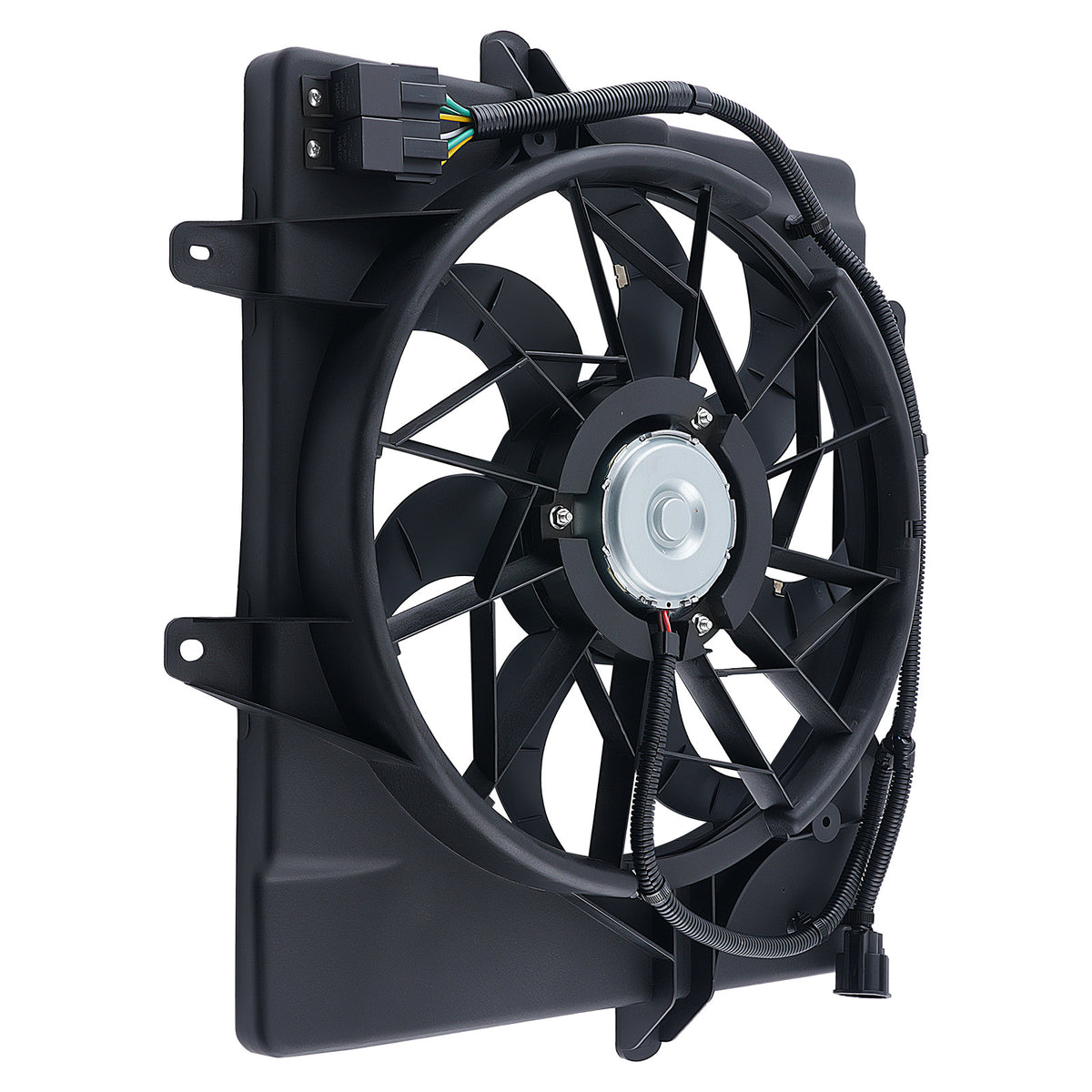 Cooling Fan Assembly compatible For Chrysler PT Cruiser 2.4L 2006-2008 5179470AA 240W