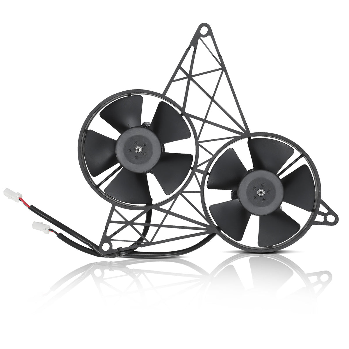 Radiator Cooling Fan w/ Bracket compatible For Harley V-ROD/VRSC/VRSCD/VRSCDX 2VA58A10146A