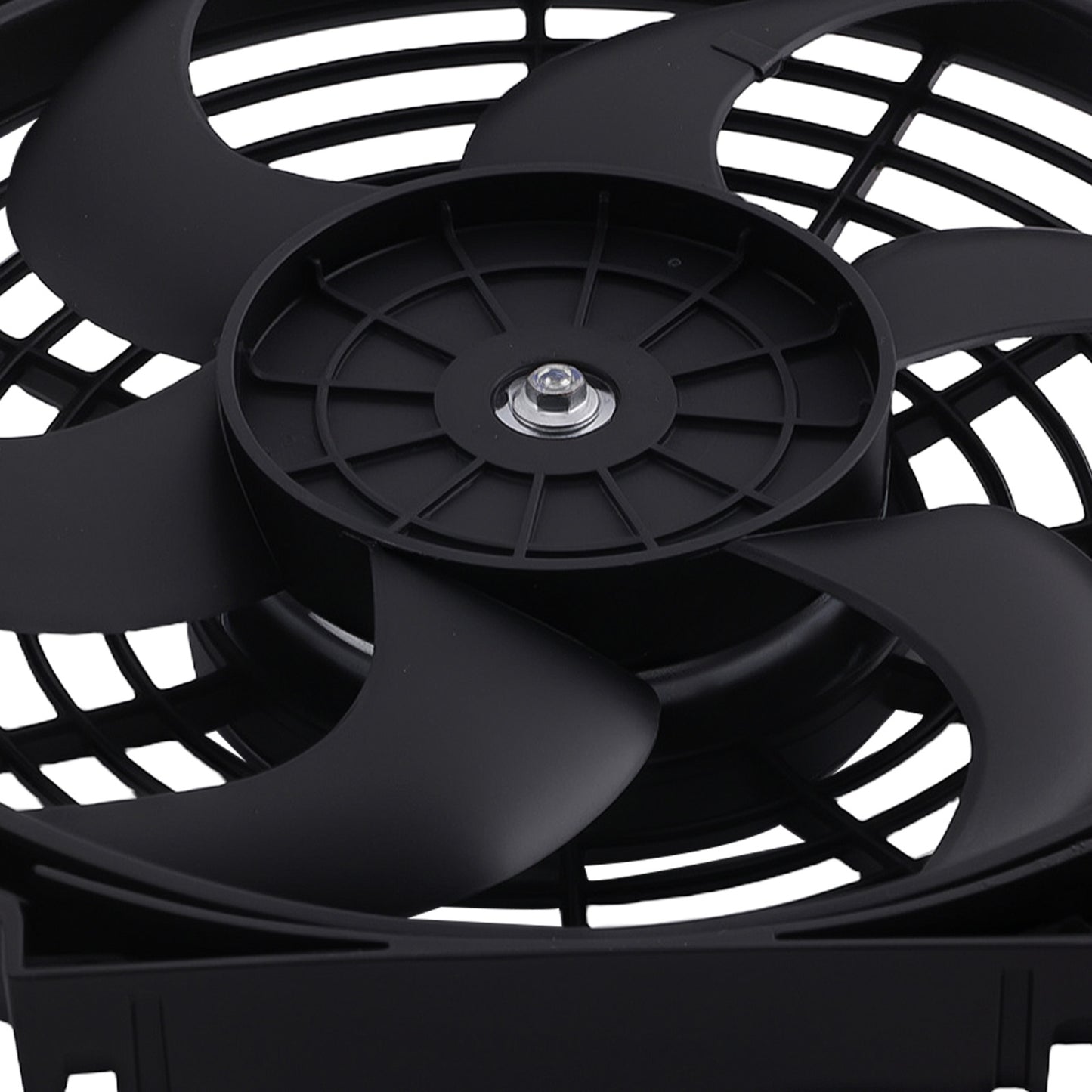 10 inch Black Plastic Cooling Fan Assembly 800CFM for Universal Radiator Fitment