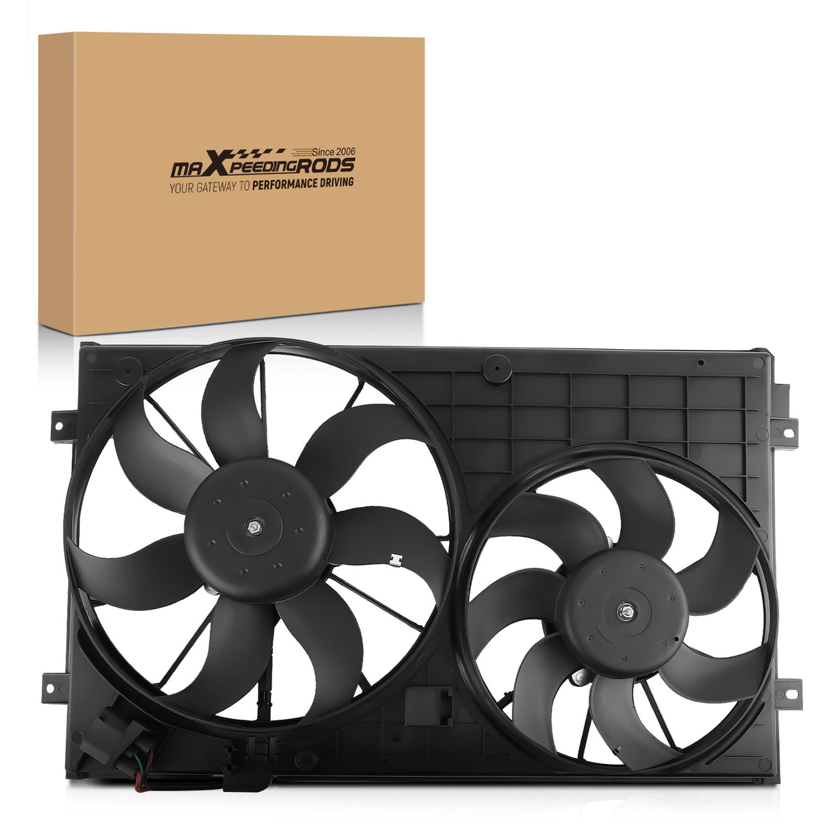 Cooling Fan compatible For Volkswagen Jetta/Compatible For Golf/Rabbit 1.9L/2.5L 1K0959455ET 1K0959455N