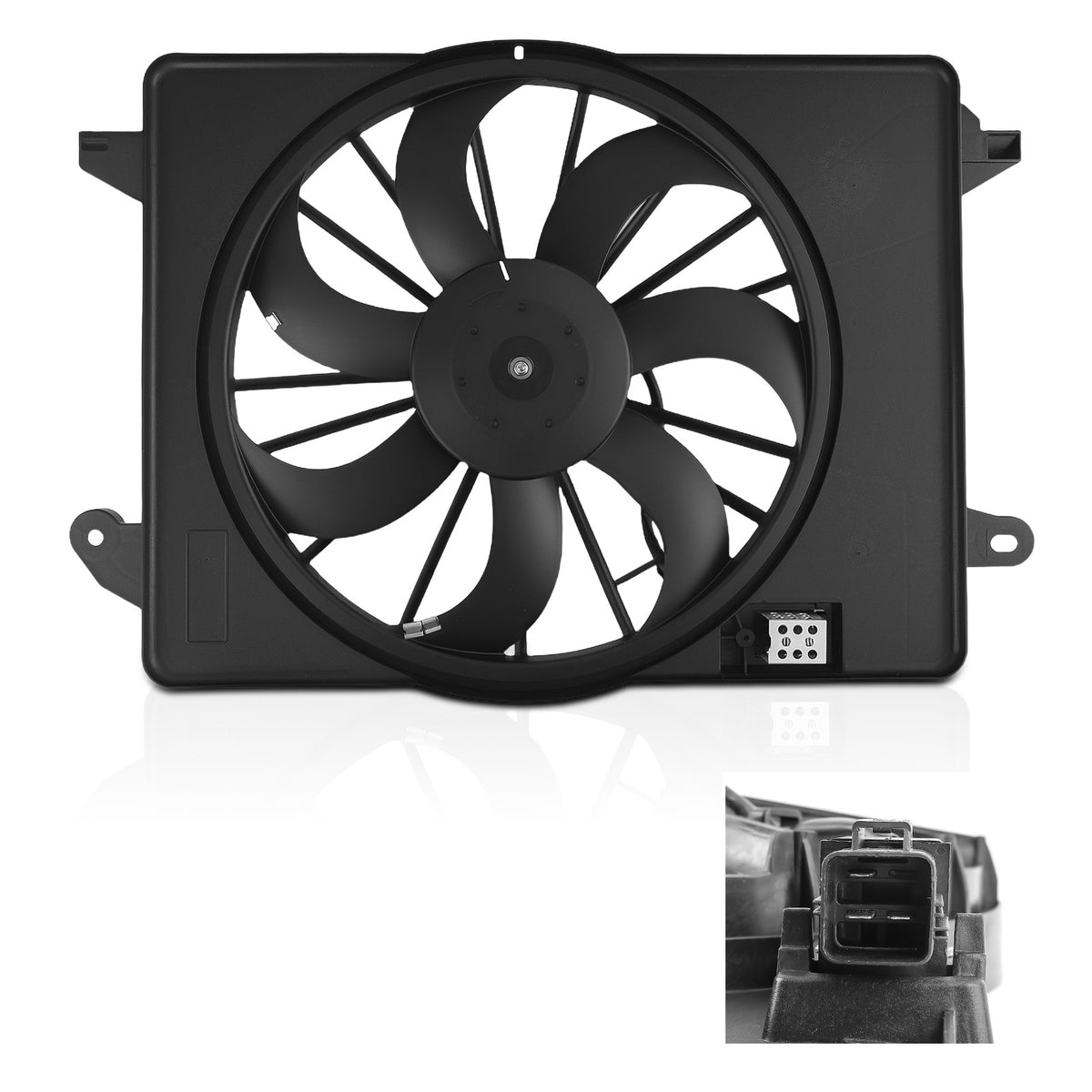 Cooling Fan compatible For Chrysler 300 compatible For Dodge Challenger V6/V8 2009-2021  68050129AA