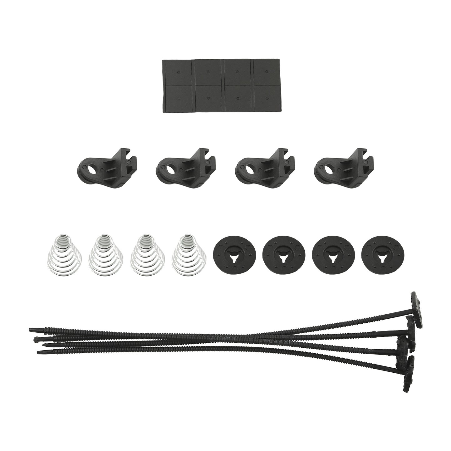 12 inch Universal Assembly for Radiator Cooling 240W 2250RPM 10 Blades Black