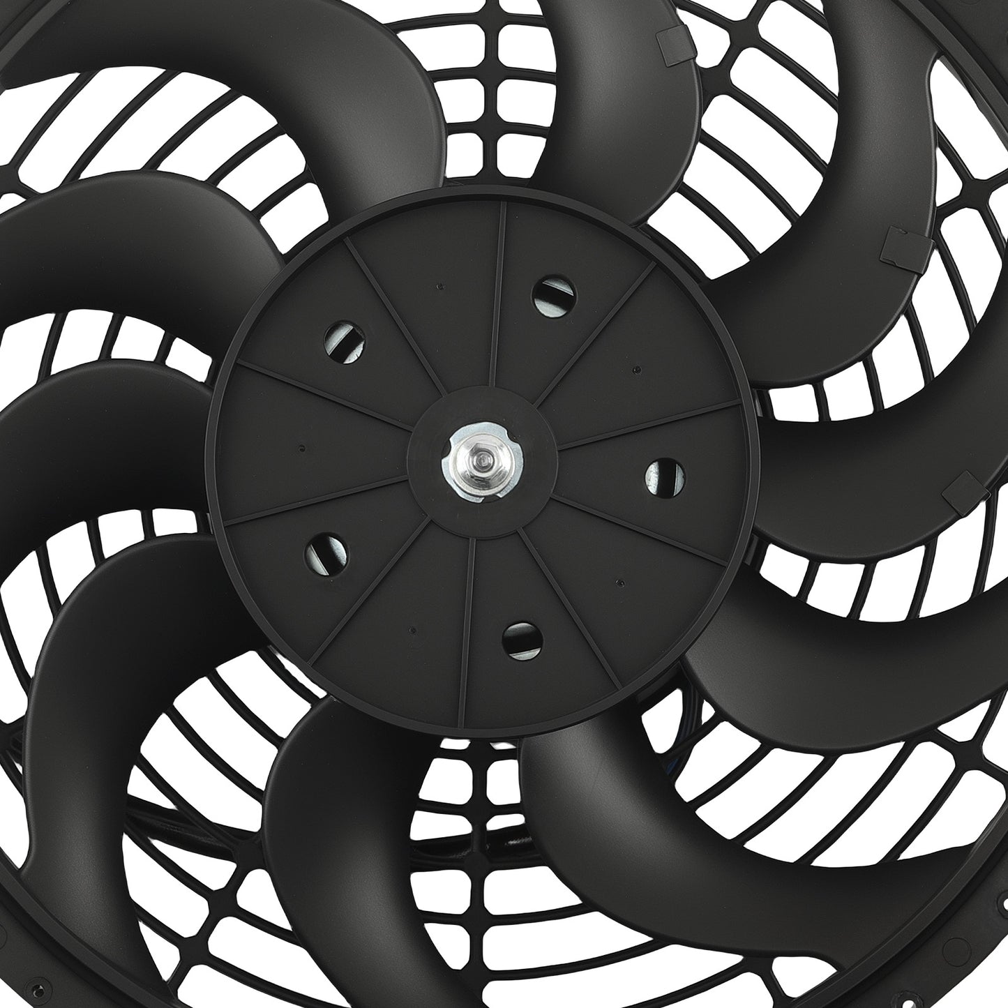 12 inch Universal Assembly for Radiator Cooling 240W 2250RPM 10 Blades Black
