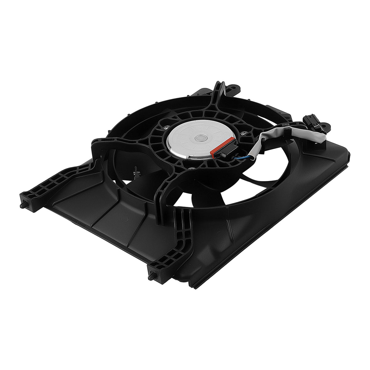 2PCS compatible For AC Condenser Radiator Cooling Fan compatible For Honda Civic 2013-2015 compatible For Acura 2013-2015
