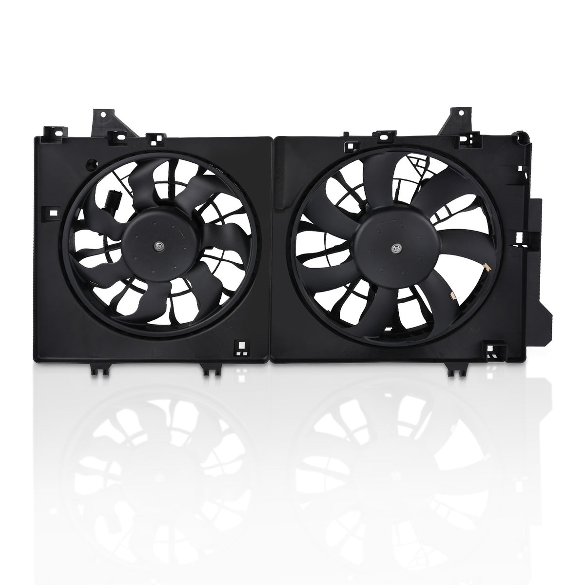 Radiator Cooling Fan compatible For Mazda 3 L4 2.0L/2.5L 2014-2018 PE2015150 PE2015140
