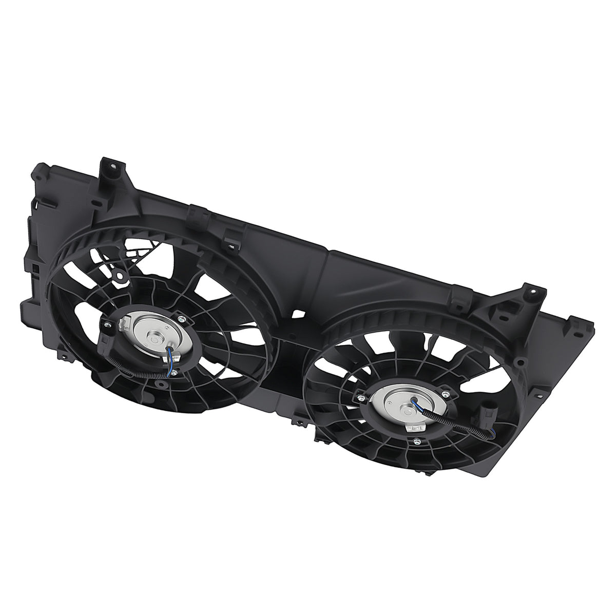 Radiator Cooling Fan compatible For Mazda 3 L4 2.0L/2.5L 2014-2018 PE2015150 PE2015140
