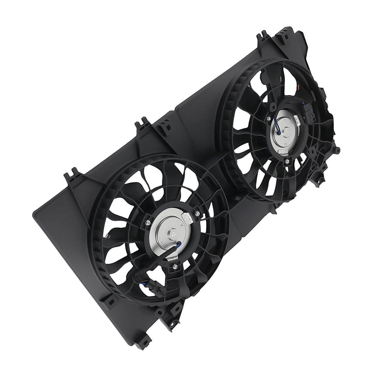 Radiator Cooling Fan compatible For Mazda 3 L4 2.0L/2.5L 2014-2018 PE2015150 PE2015140