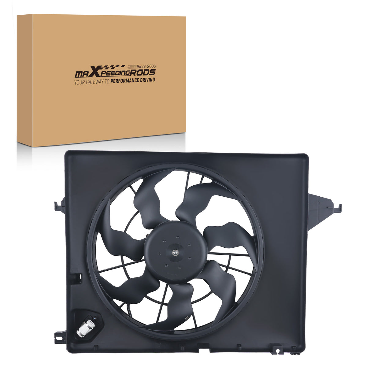 Cooling Fan Assembly compatible For Hyundai Santa Fe 2.4L 2010-2012 253801U201 270W