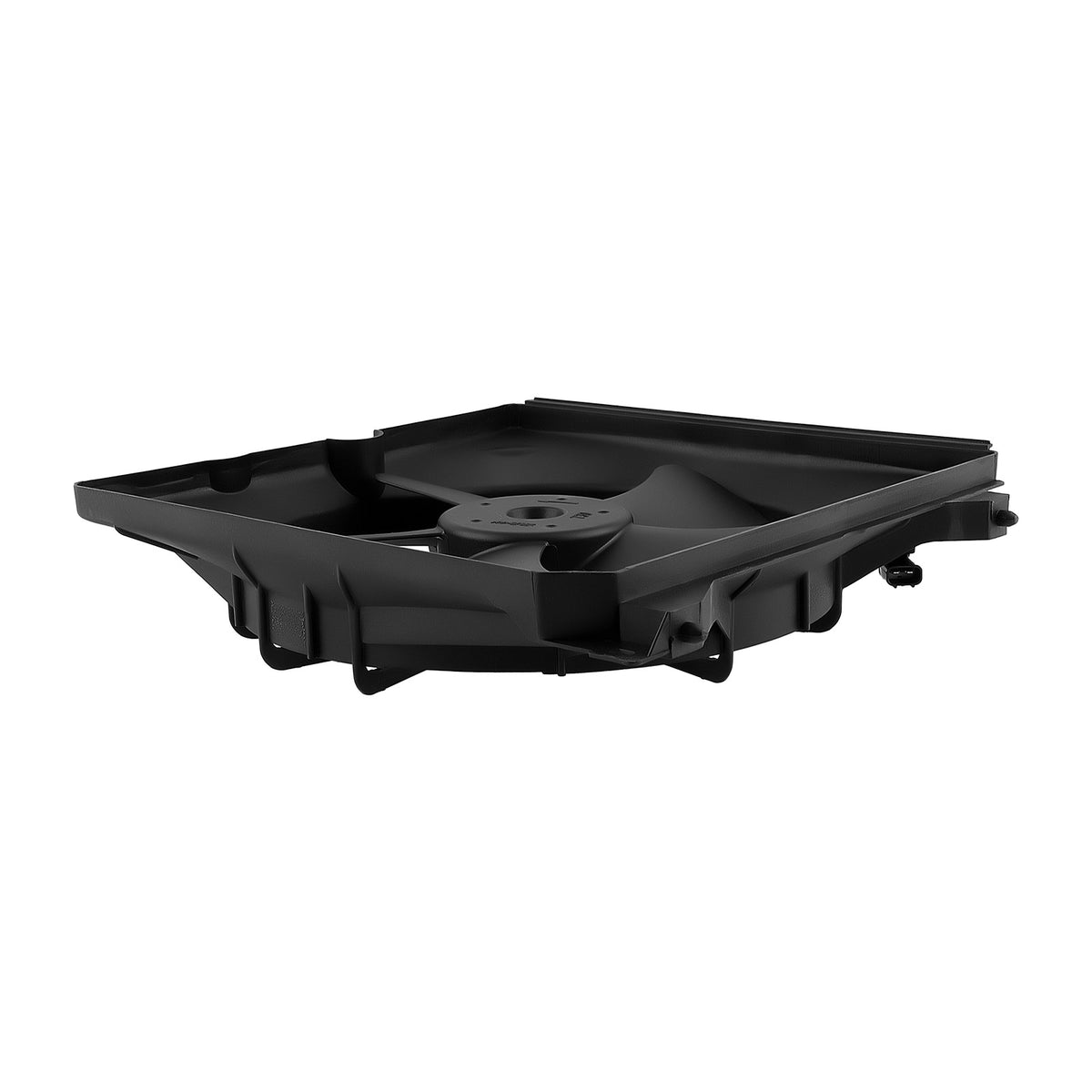 2Pcs Radiator Cooling Fan Set w/ Blade MotorShroud compatible For Honda Accord 2013-2017