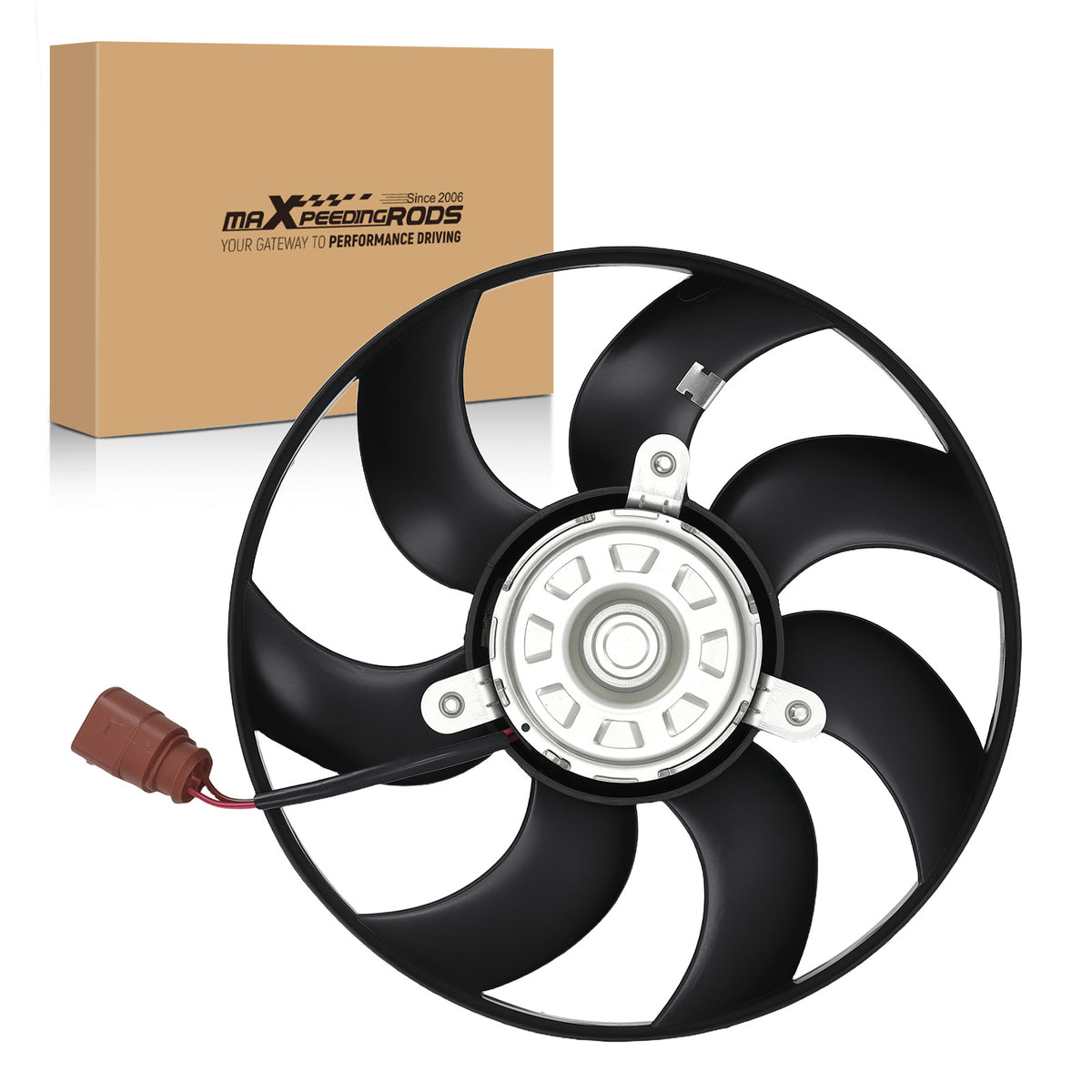 Cooling Fan Assembly compatible For VW CC 2009-2017 VW3115113 1K0959455ET 240W 7 Blade
