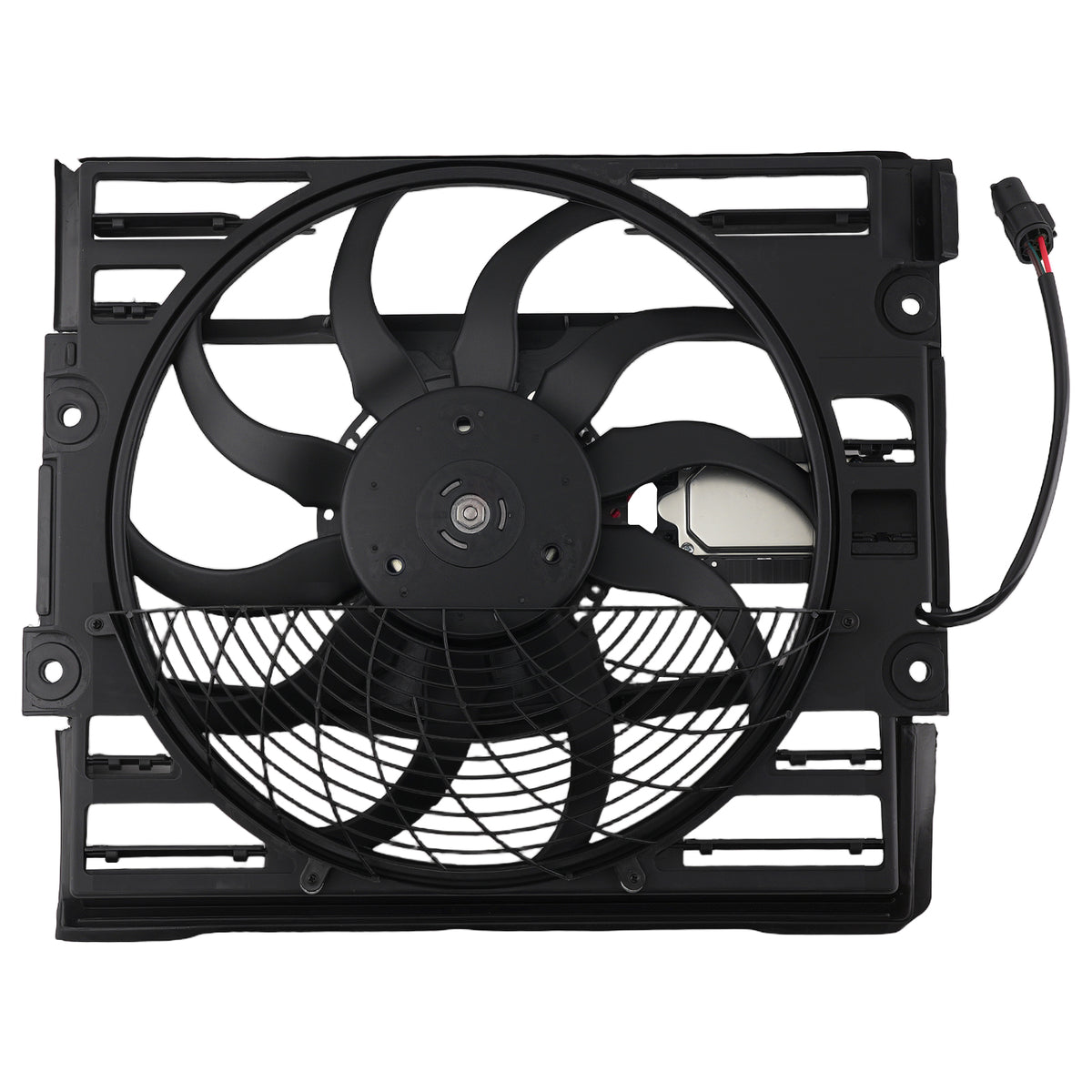 Compatible For AC Condenser Cooling Fan compatible For BMW 740i/750iL/Z8 1999-2003 64546921383 64548380776