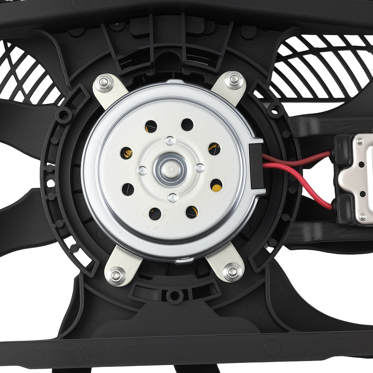 Compatible For AC Condenser Cooling Fan compatible For BMW 740i/750iL/Z8 1999-2003 64546921383 64548380776