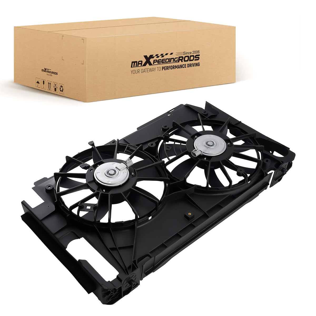 A/C Condenser Cooling Fan compatible For Toyota RAV4 2006-2012 FA70314 240W