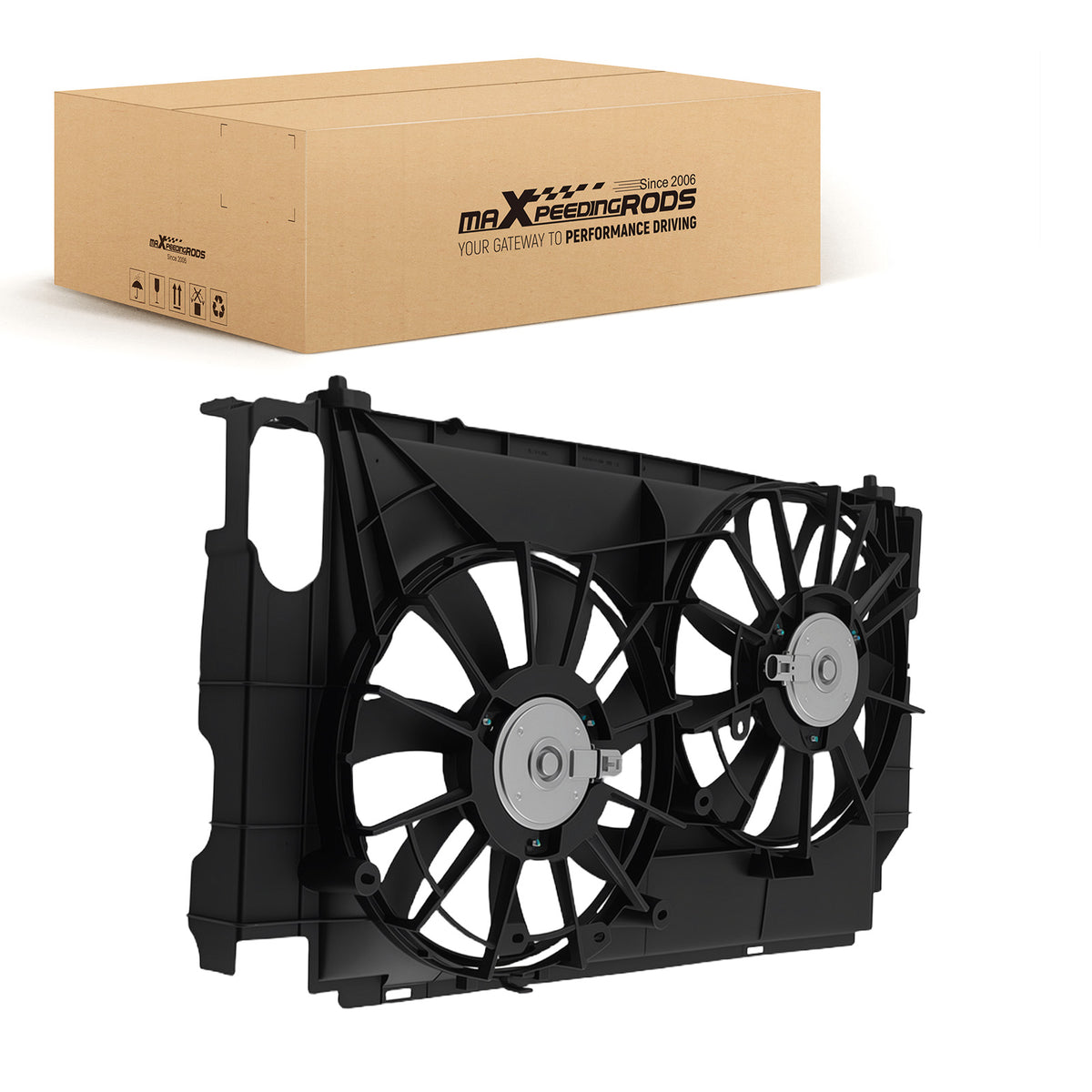Cooling Fan Assembly compatible For Toyota RAV4 Hybrid 2019 167110V210 Direct Fit