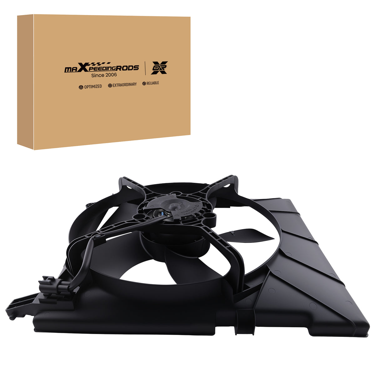 5-Blade Cooling Fan compatible For Chevrolet Aveo compatible For Pontiac Wave 1.6L 2005-2008 93740672