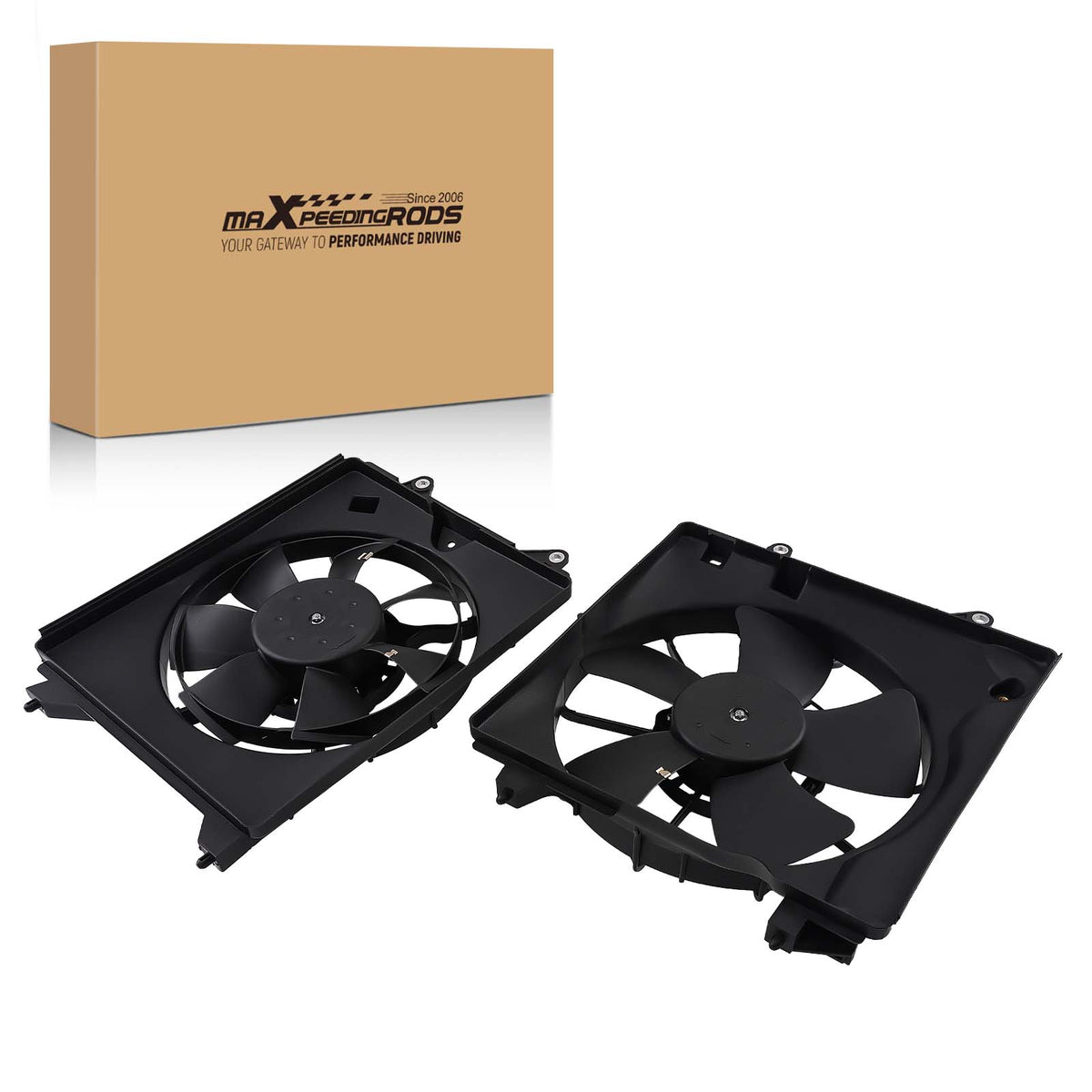 Cooling Fan Assembly compatible For Honda HR-V 1.8L 2016-2018 19015-51B-H01 5+7 Blade