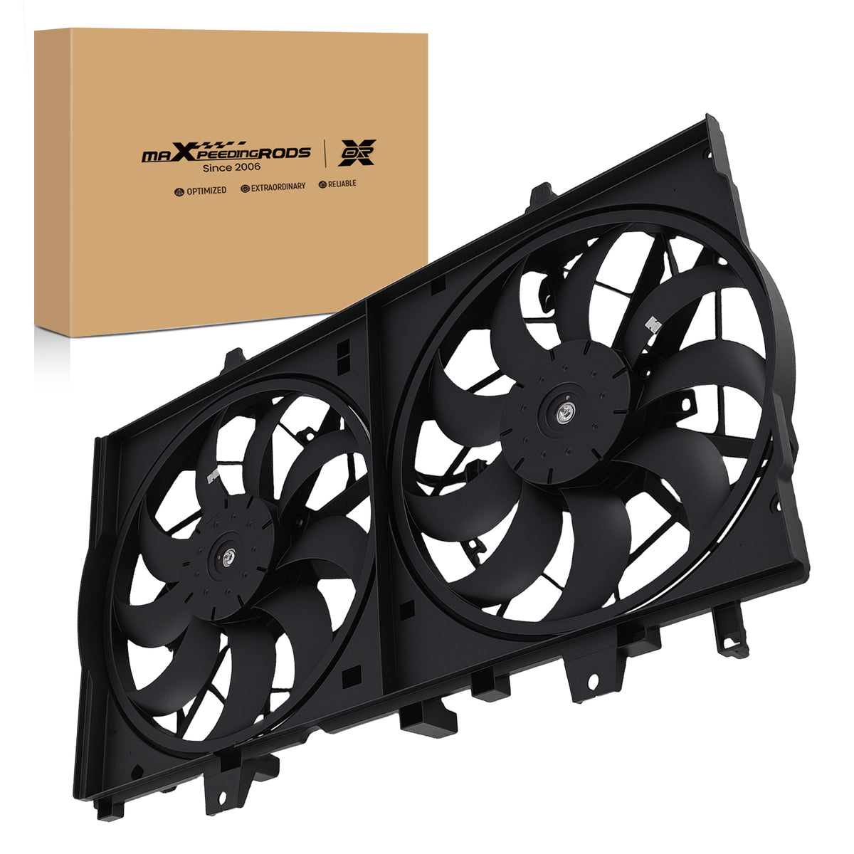 2300 RPM Cooling Fan compatible For Nissan Rogue 2014-2020  214814BA0A 214815HA0A