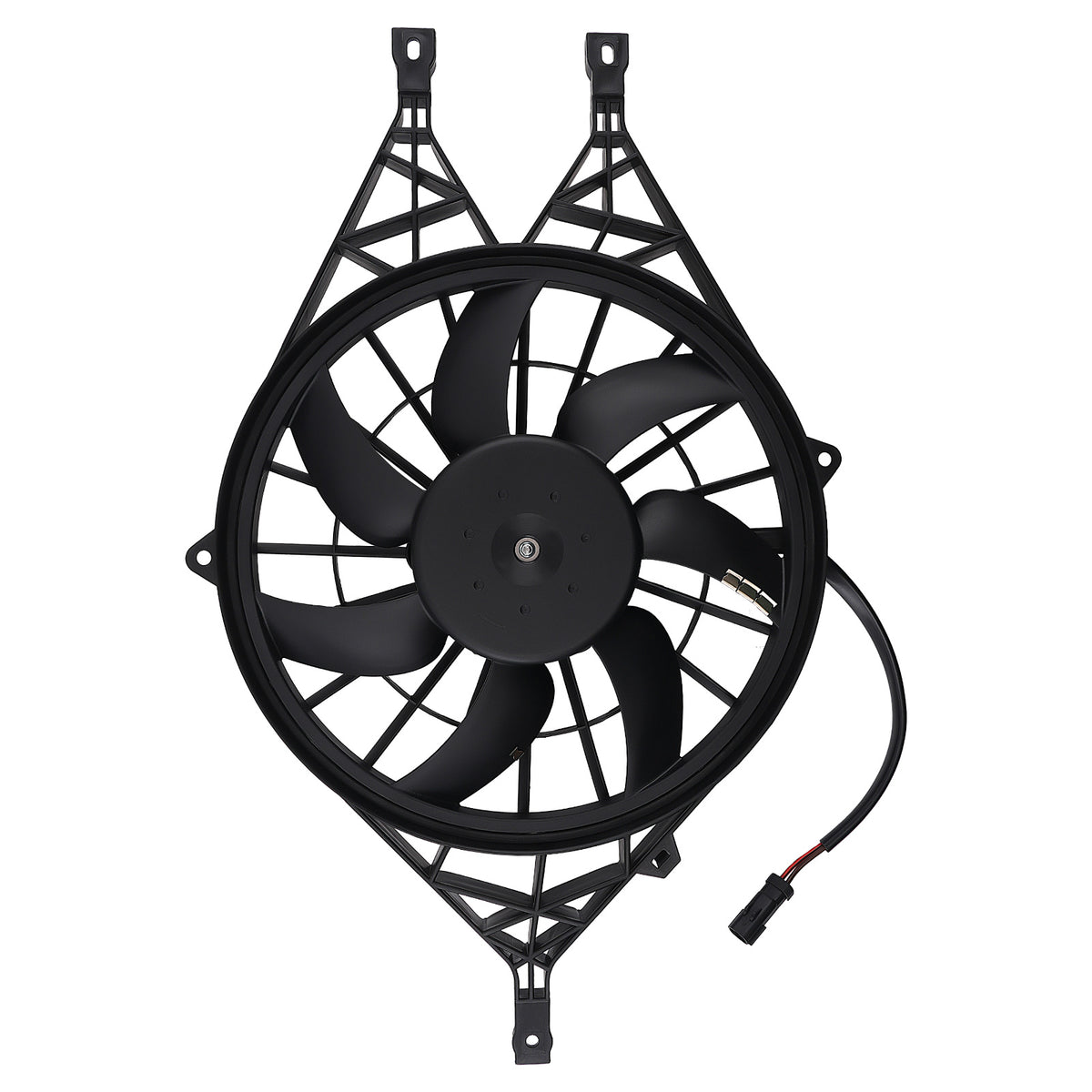 Cooling Fan Assembly compatible For Dodge Dakota 2.5L 3.9L 2000-2003 52030033AC 2Pins