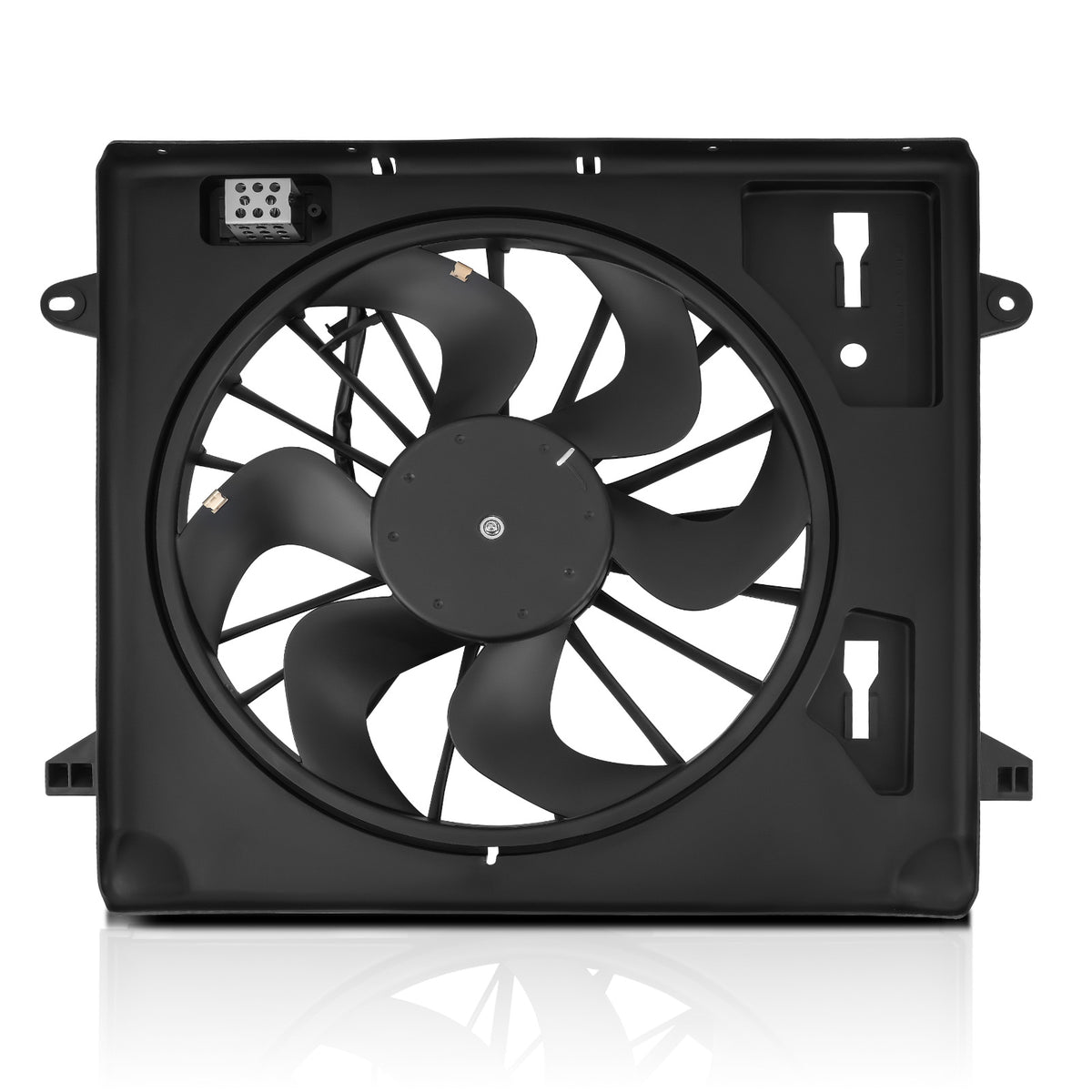 Cooling Fan compatible For Jeep Wrangler JK V6 3.8L 2007-2011 55056642AB 52079654AE 620055