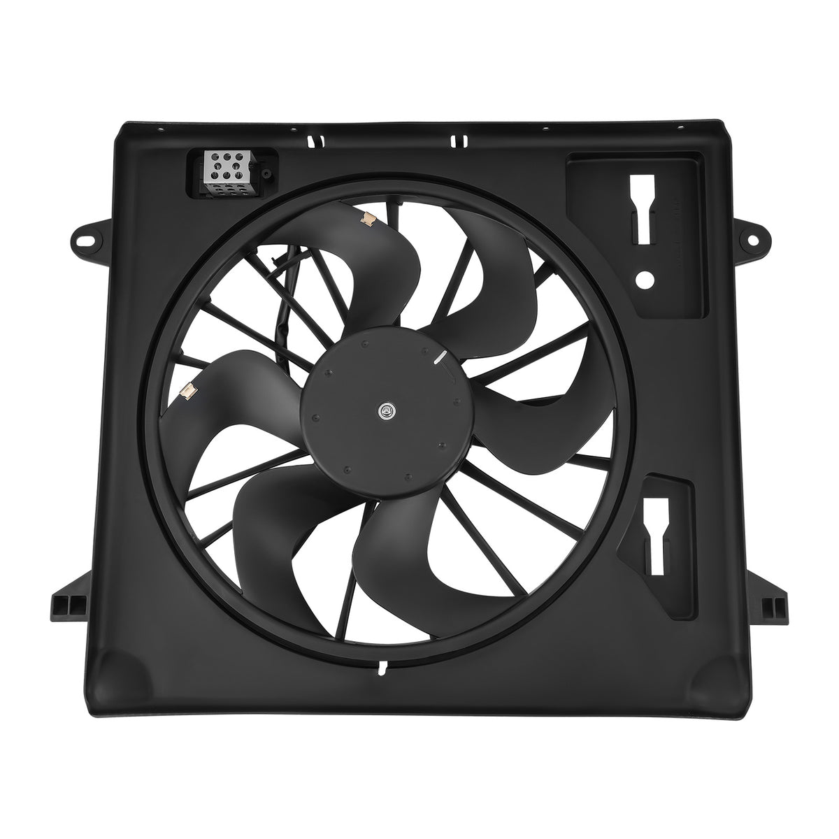 Cooling Fan compatible For Jeep Wrangler JK V6 3.8L 2007-2011 55056642AB 52079654AE 620055
