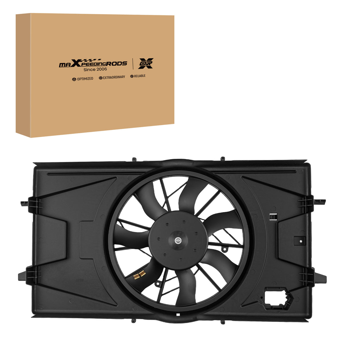 Cooling Fan Assembly compatible For Chevrolet Cobalt 2.2L 2005-2010 15211556 240W